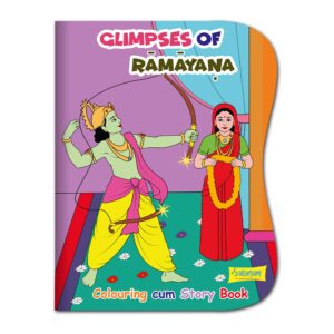 Glimpses of Ramayan Colouring cum Story   Book