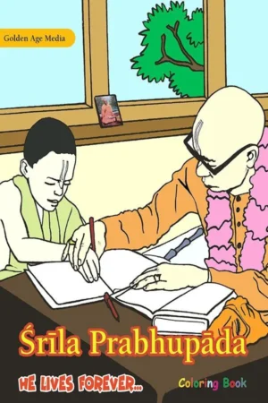 He Lives Forever (Srila Prabhupada) English | Colouring And Story Book