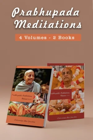 Prabhupada Meditations English 4 Volume   Set